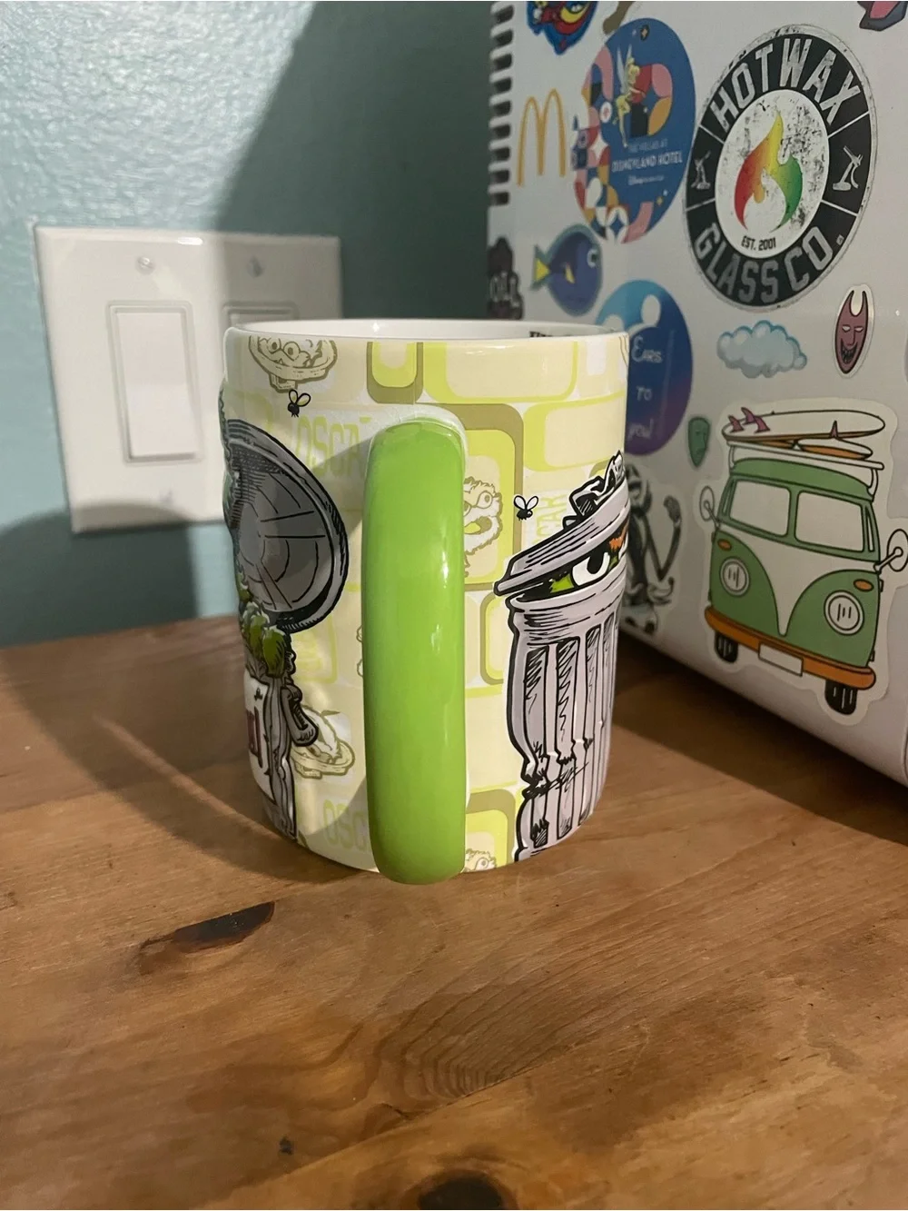 OSCAR THE GROUCH COFFEE MUG I'M NOT A MORNING PERSON